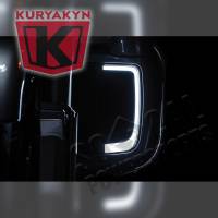 Kuryakyn - Kuryakyn Tracer LED Fairing Lower Grills - Black - 5064 - Image 2
