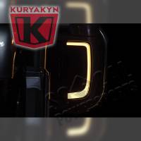Kuryakyn - Kuryakyn Tracer LED Fairing Lower Grills - Black - 5064 - Image 3