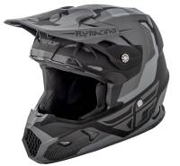 Fly Racing - Fly Racing Toxin Original Helmet - 73-8515S - Matte Black/Gray - Small - Image 1