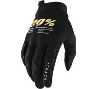 100% - 100% Itrack Youth Gloves - 10009-00002 - Black - Large - Image 1