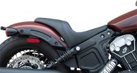 Drag Specialties - Drag Specialties 3/4 Low Solo Seat - Diamond - Black - 0810-2255 - Image 2