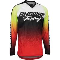 Answer - Answer A22 Syncron Prism Youth Jersey - 446405 - Red/Hyper Acid - X-Small - Image 1