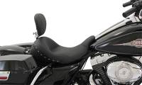 Mustang - Mustang LowDown Solo Seat with Driver Backrest with Black Pearl Centered Stud - 79912 - Image 3