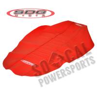SDG - SDG 9-Pleat Gripper Seat Cover - Red/Red - 96337RR - Image 2