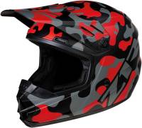 Z1R - Z1R Rise Ascend Graphic Youth Helmet - 0111-1266 - Camo/Red - Large - Image 1