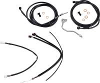 Burly Brand - Burly Brand Handlebar Cable/Line Install Kit - Black - B30-1185 - Image 1