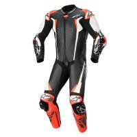 Alpinestars - Alpinestars Racing Absolute V2 Leather Suit - 3156323123152 - Black/White/Red Fluo - 42 - Image 1