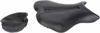 Saddlemen - Saddlemen Gel-Channel Track - CF One-Piece Solo Seat with Rear Cover - 0810-T131 - Image 1