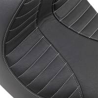 Drag Specialties - Drag Specialties EZ-ON Mount Solo Seat - Scorpion - Silver Thread - 0802-1273 - Image 3