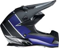 Z1R - Z1R F.I. Mips Fractal Youth Helmet - 0111-1513 - Matte Black/Blue - Large - Image 3