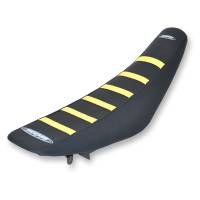 SDG - SDG 6-Rib Gripper Seat Cover - Black Cover/Yellow Ribs - 95957YK - Image 1