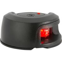 Attwood Marine - Attwood LightArmor Deck Mount Navigation Light - Black Composite - Port (red) - 2NM - Image 1
