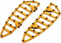 Arlen Ness - Arlen Ness MX Driver Floorboards - Gold Anodized - 06-894 - Image 1