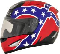 AFX - AFX FX-95 Flag Helmet - 01019679 - Rebel Black - Small - Image 1