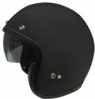 Zoan - Zoan 3/4 Retro Solid Helmet - 032-138 - Matte Black - 2XL - Image 1