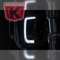 Kuryakyn - Kuryakyn Tracer LED Fairing Lower Grills - Chrome - 5063 - Image 2