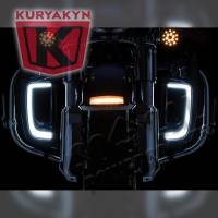 Kuryakyn - Kuryakyn Tracer LED Fairing Lower Grills - Chrome - 5063 - Image 3