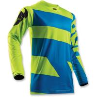 Thor - Thor Pulse Level Youth Jersey - XF-2-2912-1496 - Electric Blue/Lime - Small - Image 1