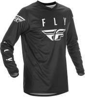 Fly Racing - Fly Racing Uneversal Youth Jersey - 374-991YX - Black/White - X-Large - Image 1