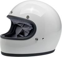 Biltwell Inc. - Biltwell Inc. Gringo Solid Helmet - 1002-517-101 - Gloss White - X-Small - Image 1