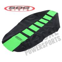 SDG - SDG 6-Rib Gripper Seat Cover - Green Top/Black Sides/Black Ribs - 95927KGK - Image 2