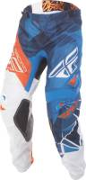 Fly Racing - Fly Racing Kinetic Mesh Pants - 371-33136 - Crux Blue/White/Orange - 36 - Image 3