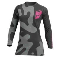 Thor - Thor Sector Disguise Womens Jersey - 2911-0258 - Gray/Pink - Small - Image 1
