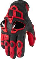 Icon - Icon Hypersport Short Gloves - 3301-3550 - Red - 3XL - Image 1
