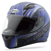 G-Max - G-Max FF49 Elegance Helmet - G7492597 TC-22F - Flat Black/Purple - X-Large - Image 1
