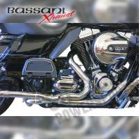 Bassani Manufacturing - Bassani Manufacturing 2x2 Dual Headpipes - Chrome - 1F14A - Image 2