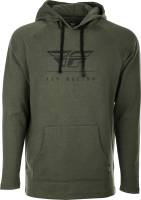Fly Racing - Fly Racing Crest Pullover Hoodie - 354-02492X - Black - 2XL - Image 1