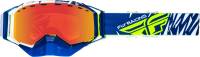 Fly Racing - Fly Racing Zone Snow Goggles - 37-5022 - Blue/White/Hi-Vis - OSFM - Image 1