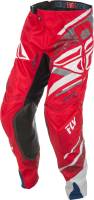 Fly Racing - Fly Racing Evolution 2.0 Youth Pants - 371-23226 - Red/Gray/White - 26 - Image 3