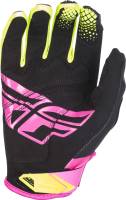 Fly Racing - Fly Racing Kinetic Gloves  - 371-41910 - Neon Pink/Hi-Vis - Large - Image 2