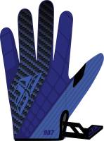 Fly Racing - Fly Racing 907 MX Gloves (2016) - 369-64107 - Black/Blue - 07 - Image 1