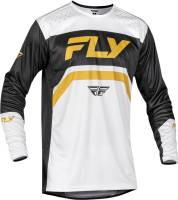 Fly Racing - Fly Racing Rayce Jersey - 378-055X - White/Black/Gold - X-Large - Image 1