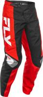 Fly Racing - Fly Racing F-16 Riding Pants - 378-93048 - Black/Red/White - 28 - Image 1