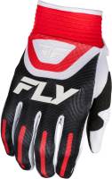 Fly Racing - Fly Racing F-16 Gloves - 378-910M - Black/Red/White - Medium - Image 1