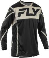Fly Racing - Fly Racing Lite Jersey - 378-720S - Black/Gray - Small - Image 1