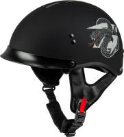 G-Max - G-Max HH-65 Dark1 Helmet with Peak - H96512505 - Matte Black/Gray - Medium - Image 1