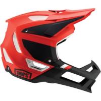 100% - 100% Trajecta Fidlock Cargo Bicycle Helmet - 80003-00011 - Fluo Red - Large - Image 1