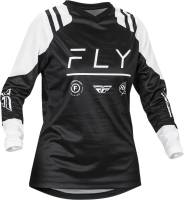 Fly Racing - Fly Racing F-16 Womens Jersey - 377-822L - Black/White - Large - Image 1