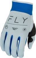 Fly Racing - Fly Racing F-16 Womens Gloves - 377-8102X - Arctic Gray/Blue - 2XL - Image 1