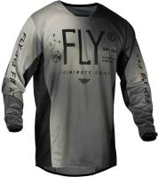 Fly Racing - Fly Racing Kinetic Prodigy Youth Jersey - 377-525YS - Black/Light Gray - Small - Image 1