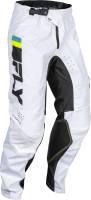 Fly Racing - Fly Racing Kinetic Prix Pants - 377-43332 - White/Black/Hi-Vis - 32 - Image 1