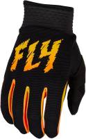 Fly Racing - Fly Racing F-16 Youth Gloves - 377-211YM - Black/Yellow/Orange - Medium - Image 1