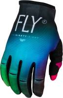 Fly Racing - Fly Racing Kinetic Prodigy Youth Gloves - 377-517YL - Fuschia/Electric Bue/Hi-Vis - Large - Image 1