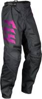 Fly Racing - Fly Racing F-16 Youth Pants - 377-23026 - Gray/Charcoal/Pink - 26 - Image 1