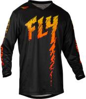 Fly Racing - Fly Racing F-16 Youth Jersey - 377-221YL - Black/Yellow/Orange - Large - Image 1
