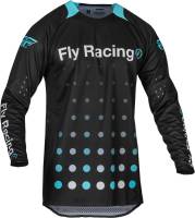 Fly Racing - Fly Racing Evolution DST SE Strobe Jersey - 377-124M - Black/Electric Blue - Medium - Image 1